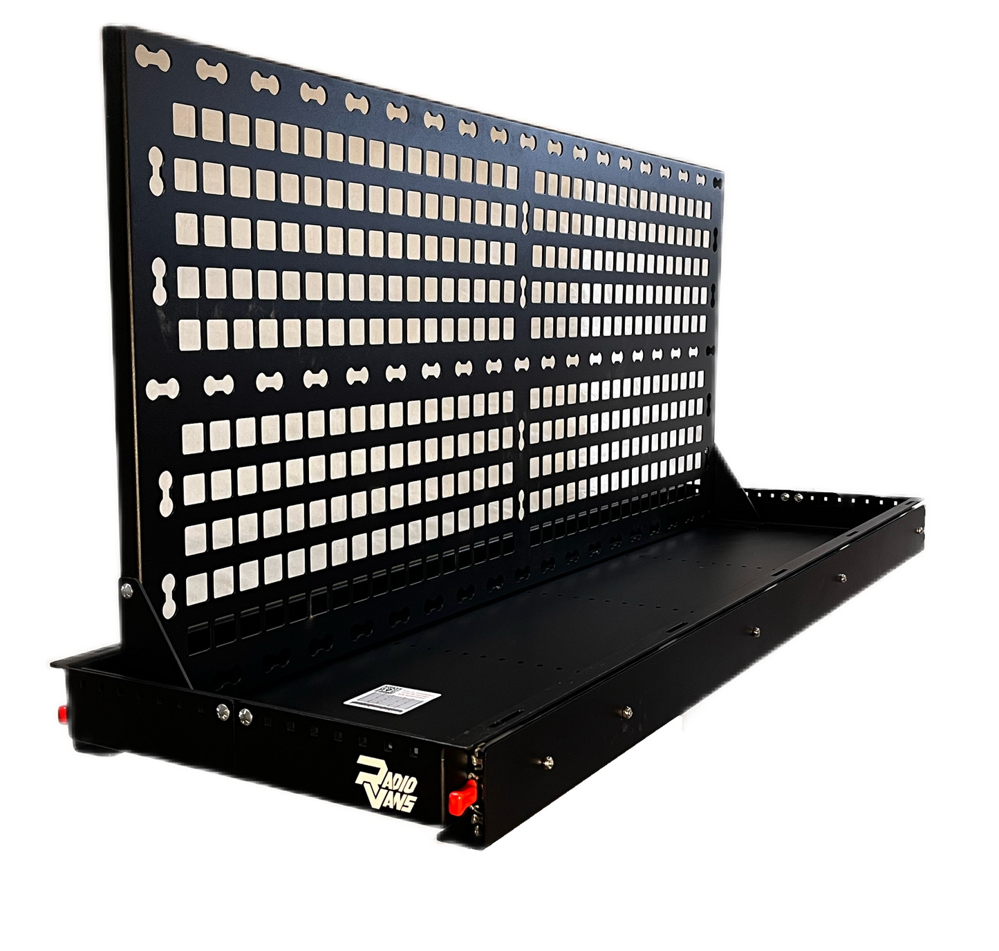 Slide Out Bike Gear Tray and Gear Wall Radio Vans Wave