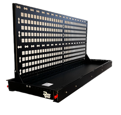 Slide Out Bike Gear Tray and Gear Wall Radio Vans Wave