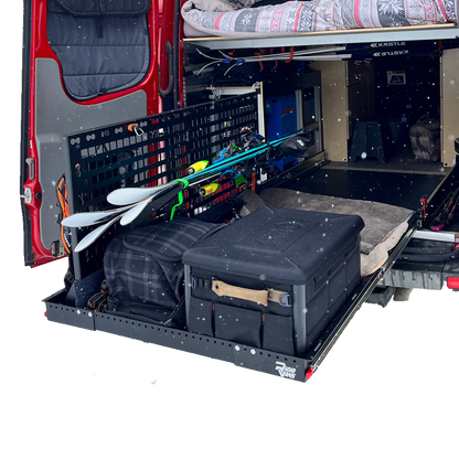 Slide Out Tray with Skis